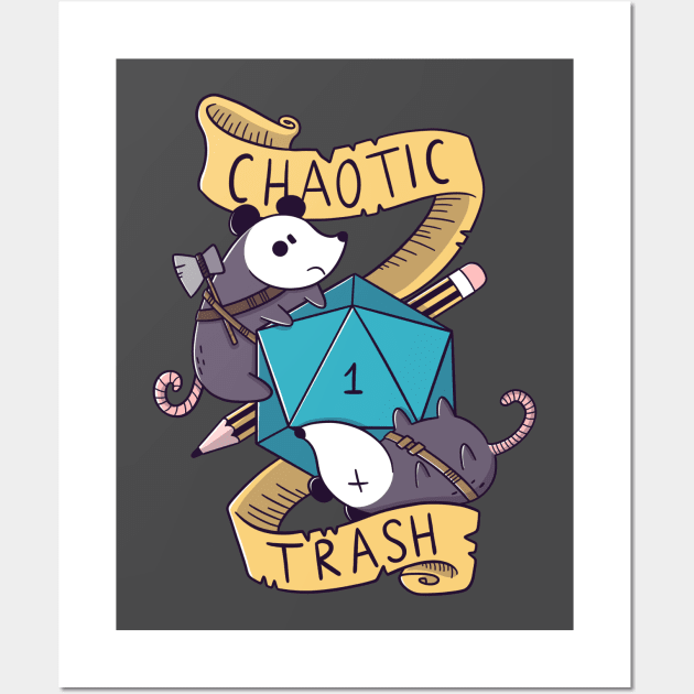 Chaotic Trash Wall Art by TaylorRoss1